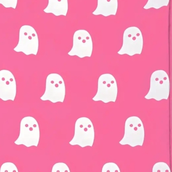 Halloween Viral Pink Ghost Blanket Soft Throw Plush Flannel 2023 Fleece Cartoon - Picture 2 of 3